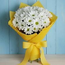 Букет Застенчивые лепестки в Дарасун Букет цветов из:  Хризантемы в Дарасун