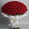 Букет 101 Красная роза Блэк Мэджик в Дарасун