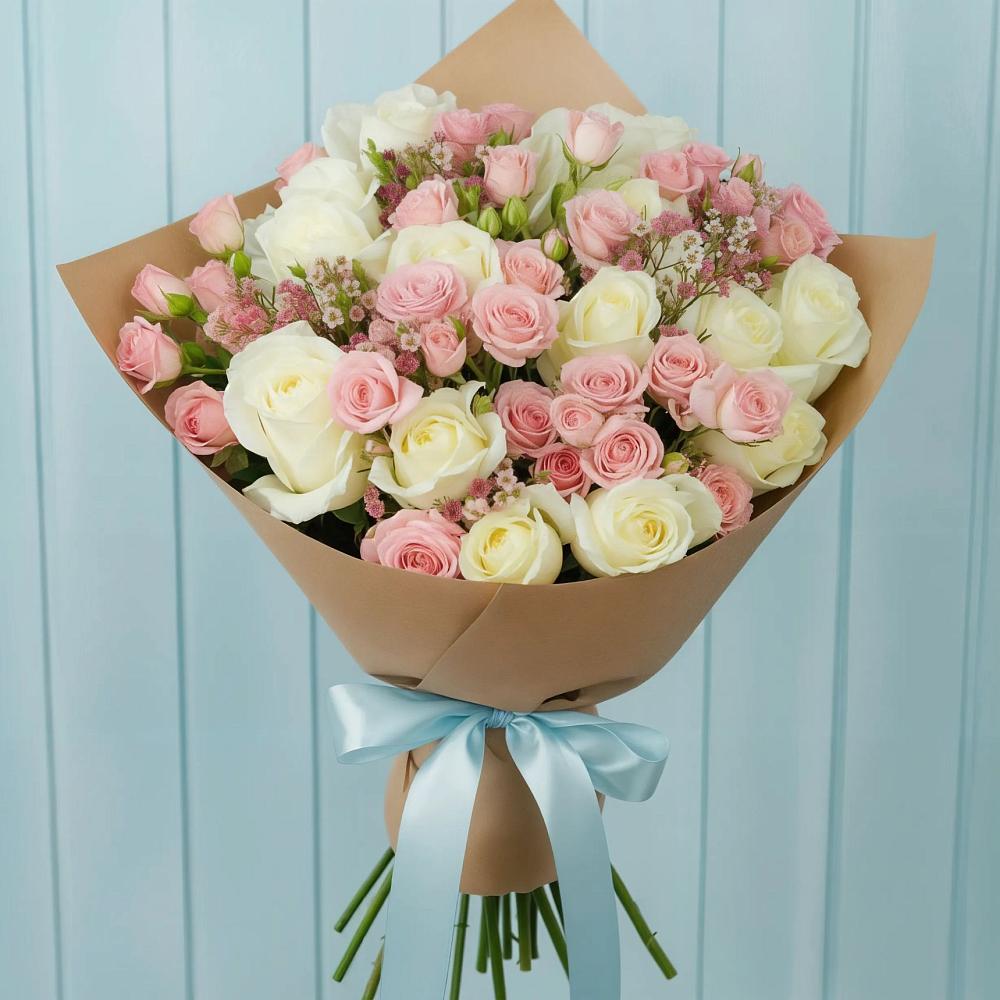 Букет романтичный подарок в Дарасун Букет цветов из: Розы в Дарасун