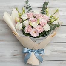 Букет цветов из:  Лизиантусы в Дарасун