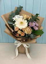 Букет цветов из:  Герберы и Хризантемы в Дарасун