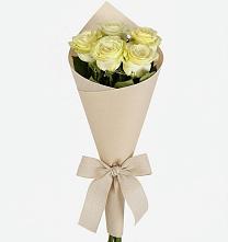 Букет белые крылья в Дарасун Букет цветов из: Розы в Дарасун