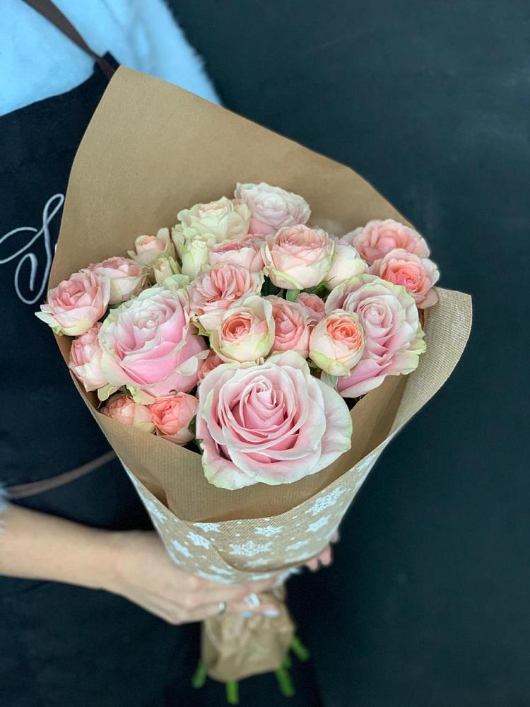 Букет цветов из: Хризантемы и Розы в Дарасун