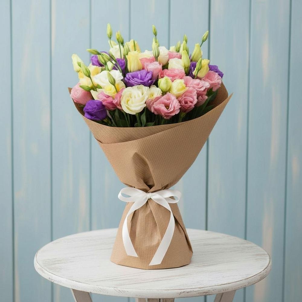 Букет Цветная эустома в Дарасун Букет цветов из: Лизиантусы в Дарасун