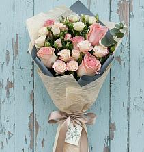 Букет нежный и розовый в Дарасун Букет цветов из:  Розы в Дарасун