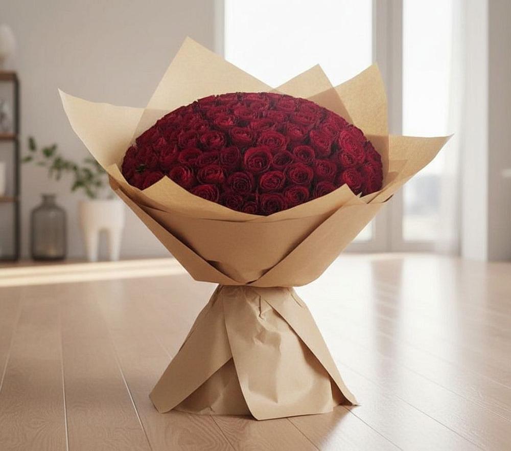 Букет 101 Красная роза в Дарасун