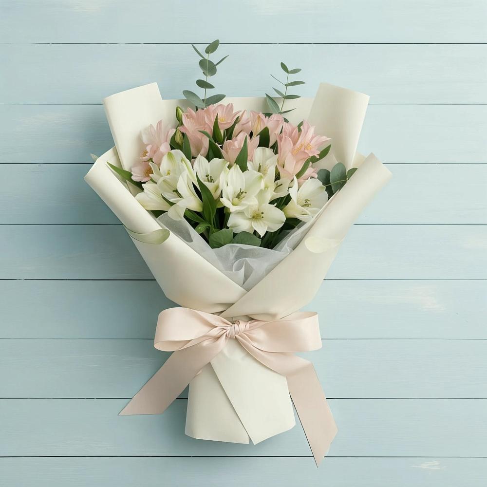 Букет Утренний поцелуй в Дарасун Букет цветов из: Альстромерии в Дарасун