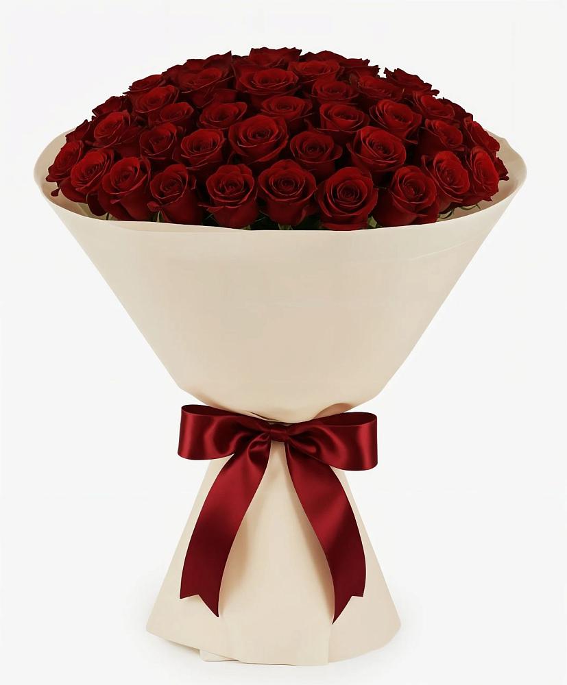 101 Бордовая роза Блэк Бакарра в Дарасун Букет 101 Бордовая роза Блэк Бакарра в Дарасун