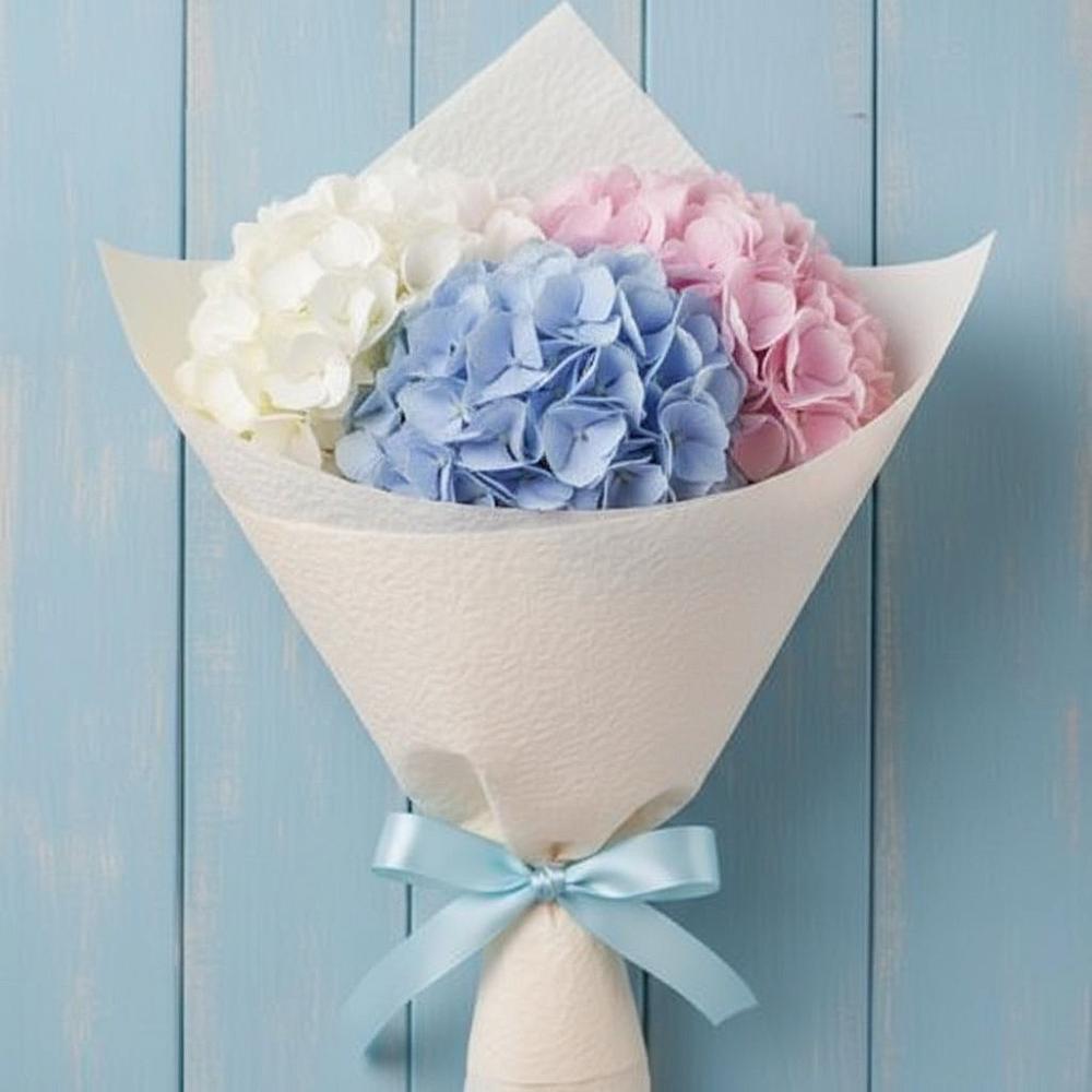 Букет Нежная гортензия в Дарасун Букет цветов из: Гортензия в Дарасун